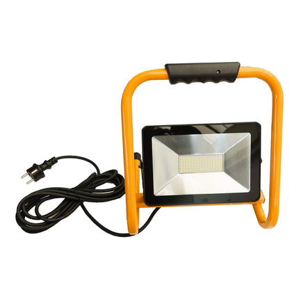 LED Baustrahler SLIM 50 W, 230V, 5 meter Kabel