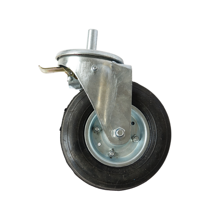 Lenkrolle für Verputzmaschinen Mit Bremse