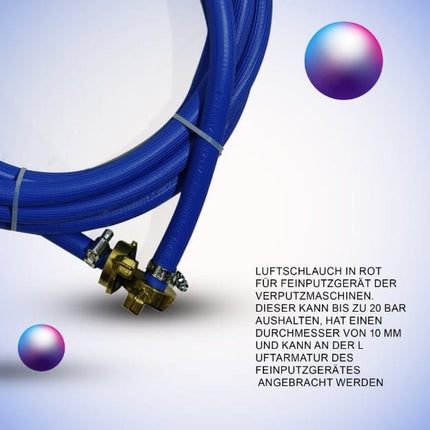 Luftschlauch NW 10mm mit Schnellkupplung 3/8“ 10mm