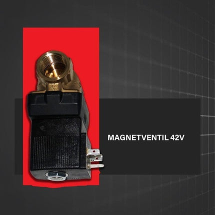 Magnetventil Messing 1/2" Zoll 42V - 10 Bar 1535