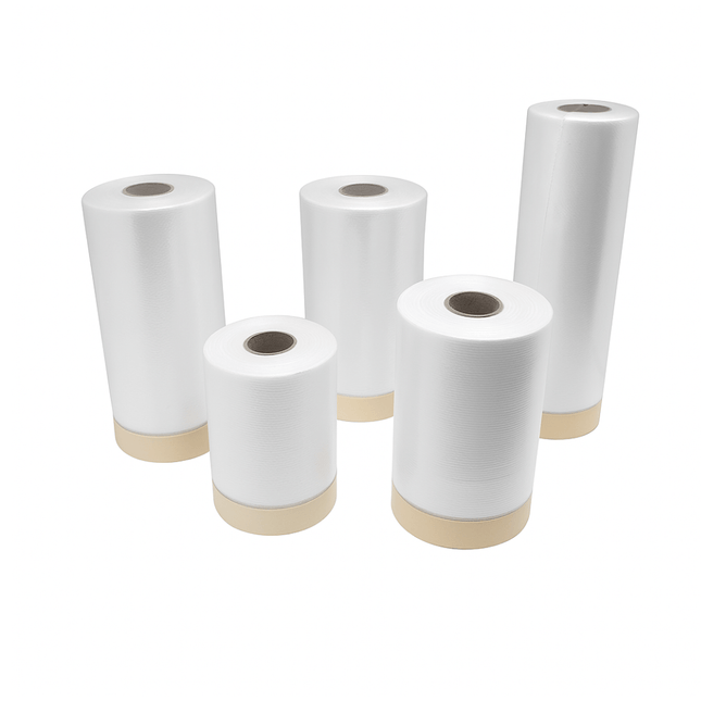 Malerfolie mit Goldband - Abdeckfolie