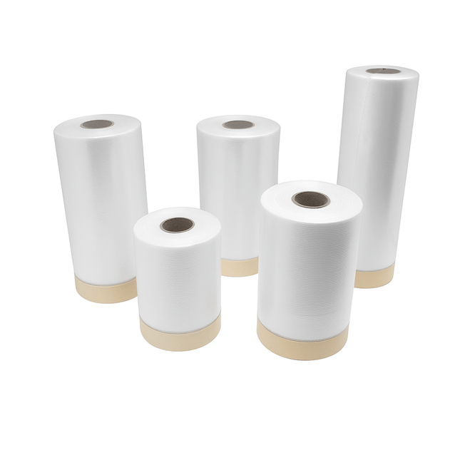 Malerfolie mit Goldband - Abdeckfolie