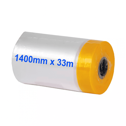 Goldband Masker Malerband mit Abdeckfolie 33 m x 140 cm