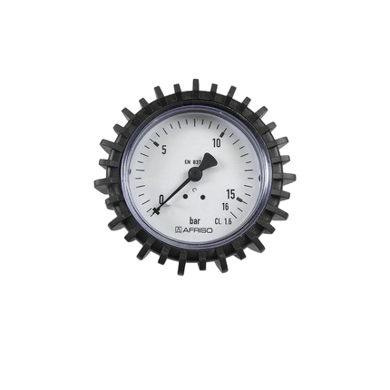 Manometer für Verputzmaschine Gewinde 0–6 / 10 / 16 bar hinten ¼ Zoll