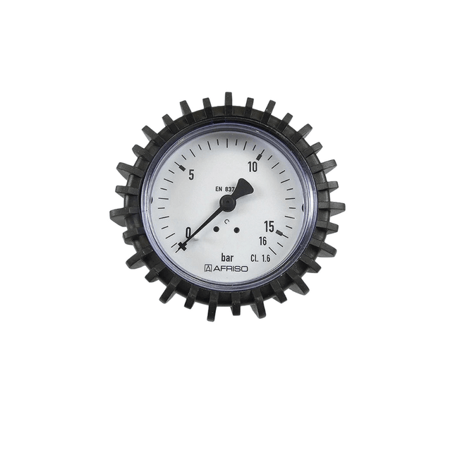 Manometer für Verputzmaschine Gewinde 0–6 / 10 / 16 bar hinten ¼ Zoll