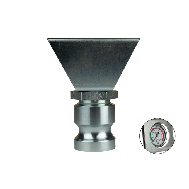 Manometer VARIO 0–100 bar mit Schutzbügel, Anschluss hinten – passend für VT 35 und VT 50