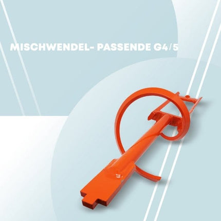 Mischwendel aufgepanzert für Putzmaschinen