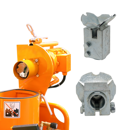 Mitnehmerklaue mit Fangtrichter