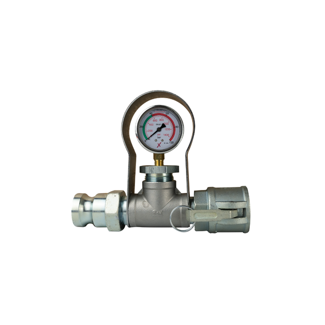 Mörteldruckmanometer FIX 0-100 bar, mit Schutzbügel