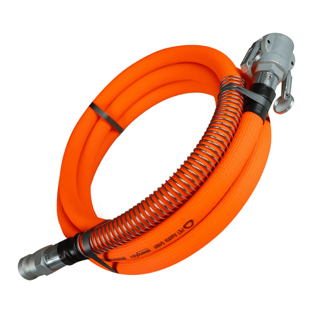 Mörtelschlauch ULTRALIGHT 25 mm orange NW25 V-Teil Kupplung