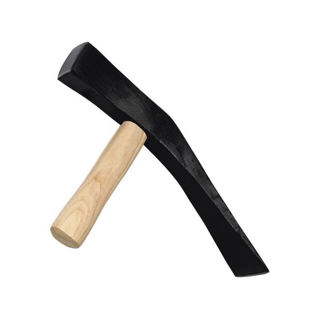 Pflastererhammer Rheinische Form mit Eschenstiel