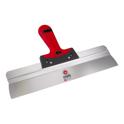 Profi Fassadenspachtel | Blattstärke 0,4 mm, mit Aluhalter und Softgriff 400 mm
