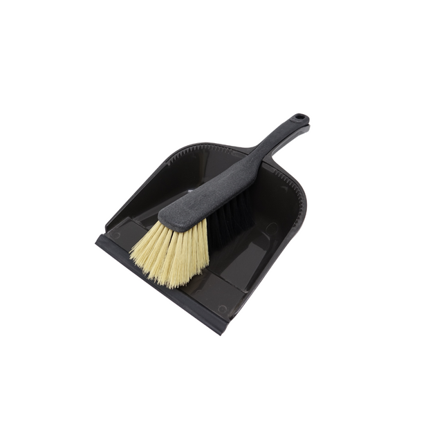 Profi Kehrgarnitur Kehrset Kunststoff Handfeger und Kehrschaufel