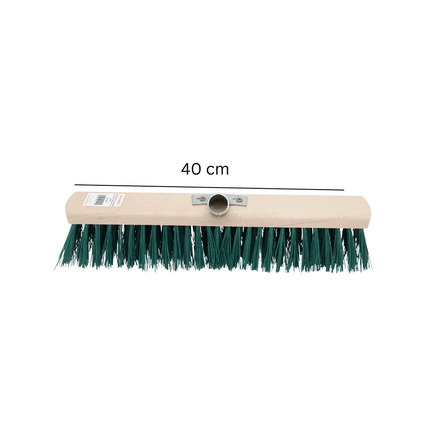 Profi Straßenbesen 40cm - Kunststoffborsten Besen, Kehrbesen