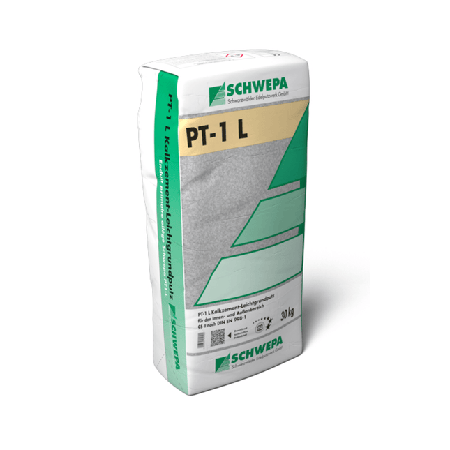 PT-1 L Kalkzement - Leichtgrundputz Typ I – Innen & Außen