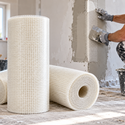 Putzgewebe für Innenbereich 75 g/m², 5×5 mm, weichmacherfrei 25 cm/ 100 meter