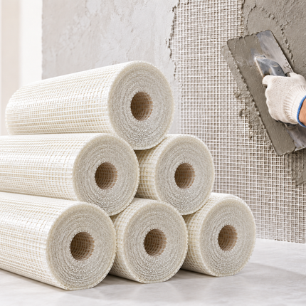 Putzgewebe für Innenbereich 75 g/m², 5×5 mm, weichmacherfrei 25 cm/ 100 meter