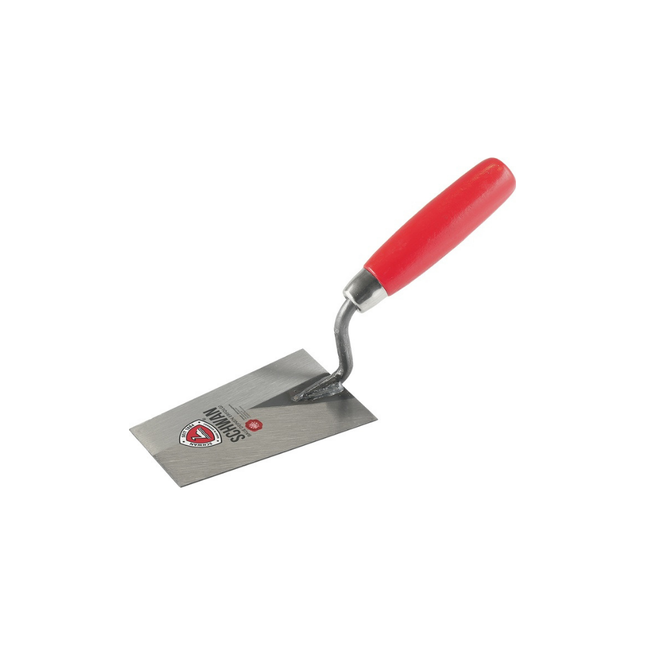 Putzkelle Länge 240 mm Breite 80 mm gehärtet, m. Holzheft Edelstahl