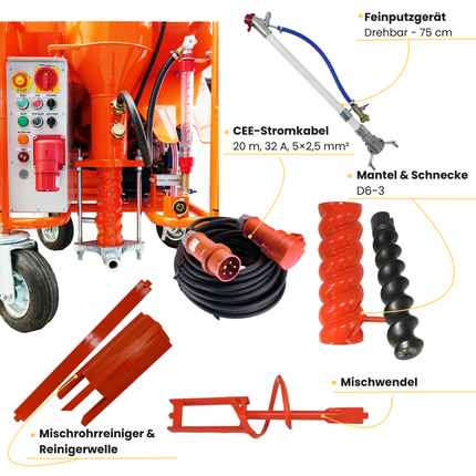 Putzmaschine NG500 ohne Einblashaube