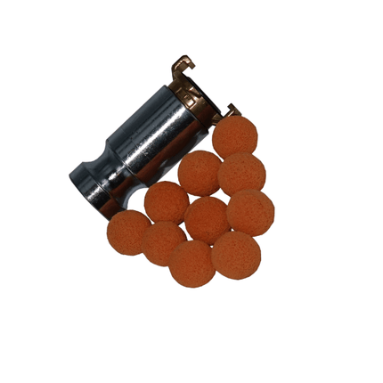 Putzstück 25 V-Teil mit Geka & 10 Stück Schwammkugeln 1606