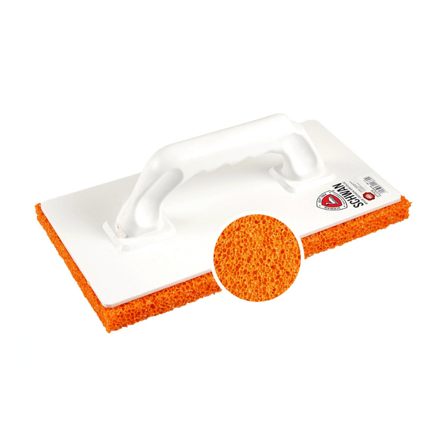 Reibebrett mit Schwammgummi 10 mm Mittelporig 280 x 140 mm