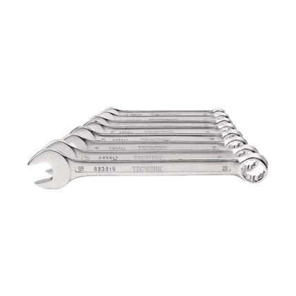 Ringmaulschlüssel-Satz 12-teilig Schlüsselweite 10-32 mm Form A CV-Stahl