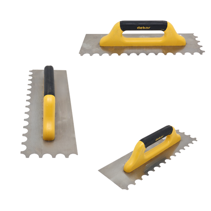 Rostfrei Zahnkelle halbrund mit Softgriff