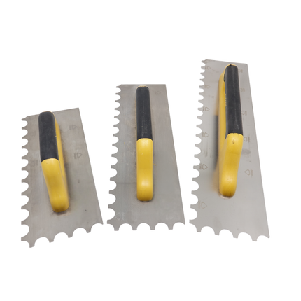 Rostfrei Zahnkelle halbrund mit Softgriff