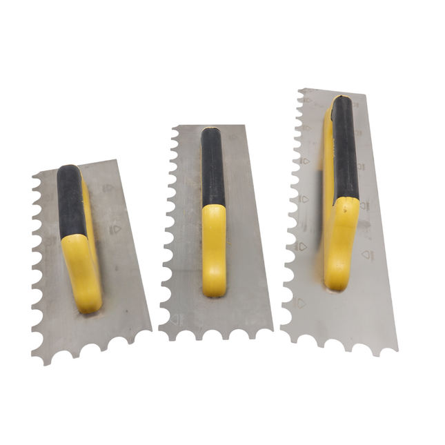 Rostfrei Zahnkelle halbrund mit Softgriff