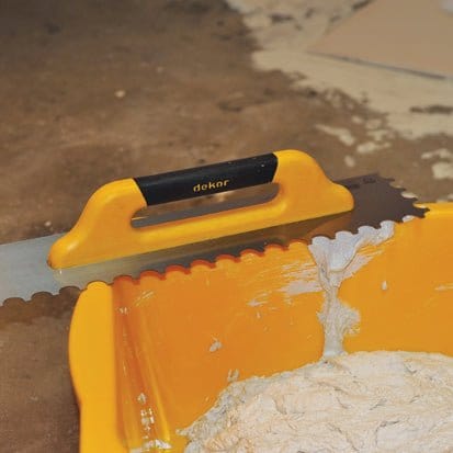 Rostfrei Zahnkelle halbrund mit Softgriff