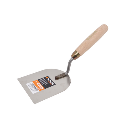 Rostfreie Stukkateurspachtel mit Holzgriff 100 mm