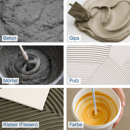 Rührwerk EV 40, 230 Volt, 1600 Watt 0-420/760 U/min, M14 Aufnahme  mit 140 mm Rührer