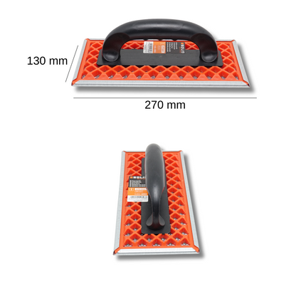 Schleifbrett mit Durchgangsbohrungen 130x270 mm