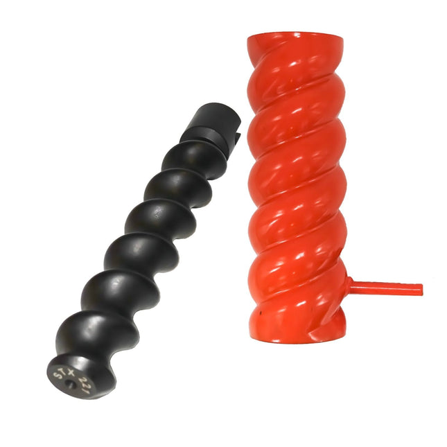 Schneckenmantel D6-3 > FE " Spiral " Mantel D6-3 gedreht+Vollrotor D6-3