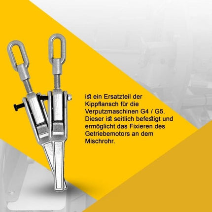 Schnellverschluss für Kippflansch