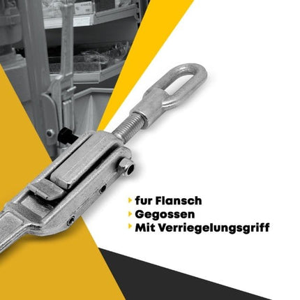 Schnellverschluss für Kippflansch