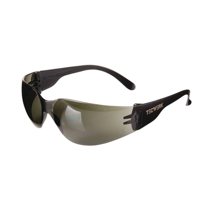 Schutzbrille Daylight Basic EN 166, Bügel schwarz, Polycarbonat-Scheibe Smoke