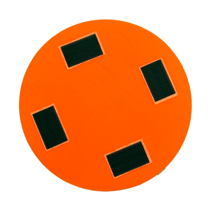 Schwammscheibe superfein mit Klett 400 x 50 mm orange (Eibenstock etc.)
