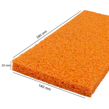 Schwan Ersatzbelag für Reibebrett 280 x 140 x 20 mm Ersatzschwamm