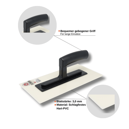 Schwan Kunststoff Glättekelle 280 x 135 mm