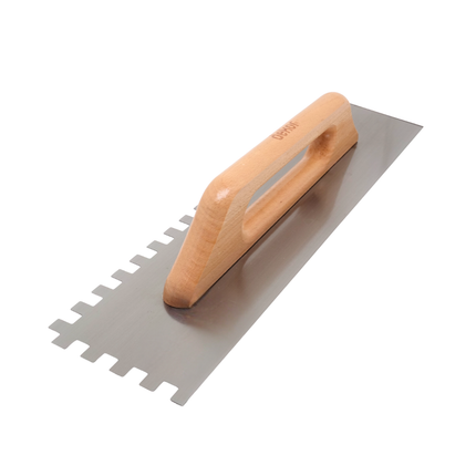 Schweizer Glättekelle gezahnt | Zahnkelle Zahnkelle Zahnung 12x12 / 500 mm