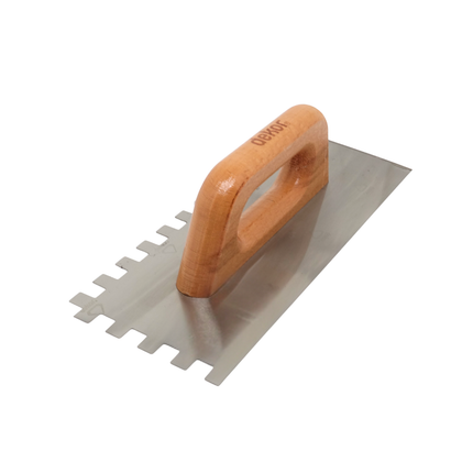 Schweizer Glättekelle gezahnt | Zahnkelle Zahnkelle Zahnung 12x12 / 300 mm