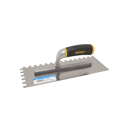 Schweizer Glättekelle, Zahnkelle 30x12cm 10mm