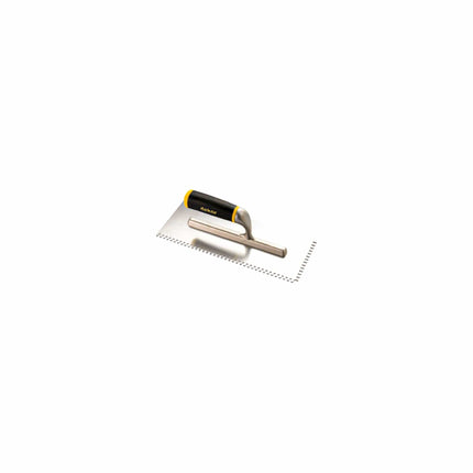 Glättekelle 30x12cm Edelstahl, Zahnspachtel