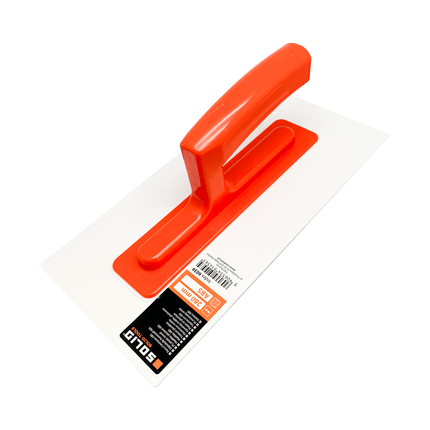 Solid ABS Kunststoff Glättekelle mit Kunststoffgriff 140 x 280 mm Kunststoff Glättekelle 14x28 EURO-Griff