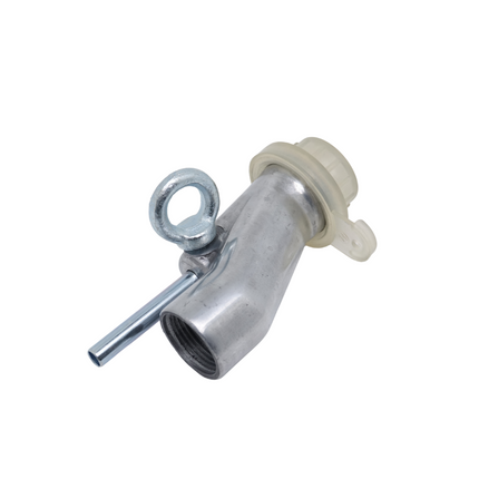 Spritzkopf gerade Alu. mit Feinputzdüse