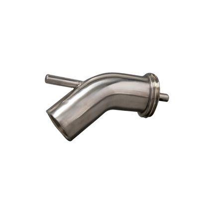 Spritzkopf TWIST 25 aus Edelstahl – 1" IG (25 mm) – gerade / 45° gekröpft – mit fixem Luftdüsenrohr 45° gekröpft