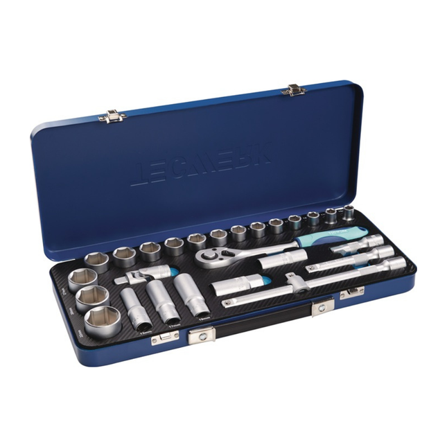 Steckschlüssel-Satz 27-teilig 1/2 ″ Schlüsselweiten 10-32 mm Anzahl Zähne 36 6-Kant