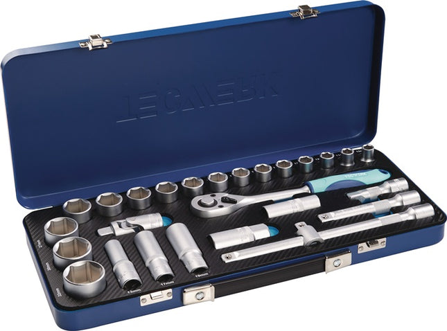 Steckschlüssel-Satz 27-teilig 1/2 ″ Schlüsselweiten 10-32 mm Anzahl Zähne 36 6-Kant