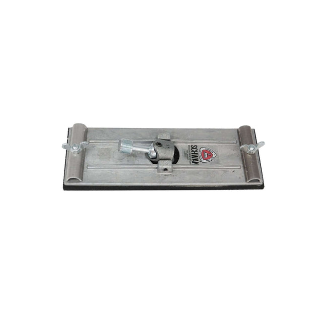Stielschleifer mit Aluplatte und Klemmbacken 240 x 80 mm, Aufnahme M18 AG